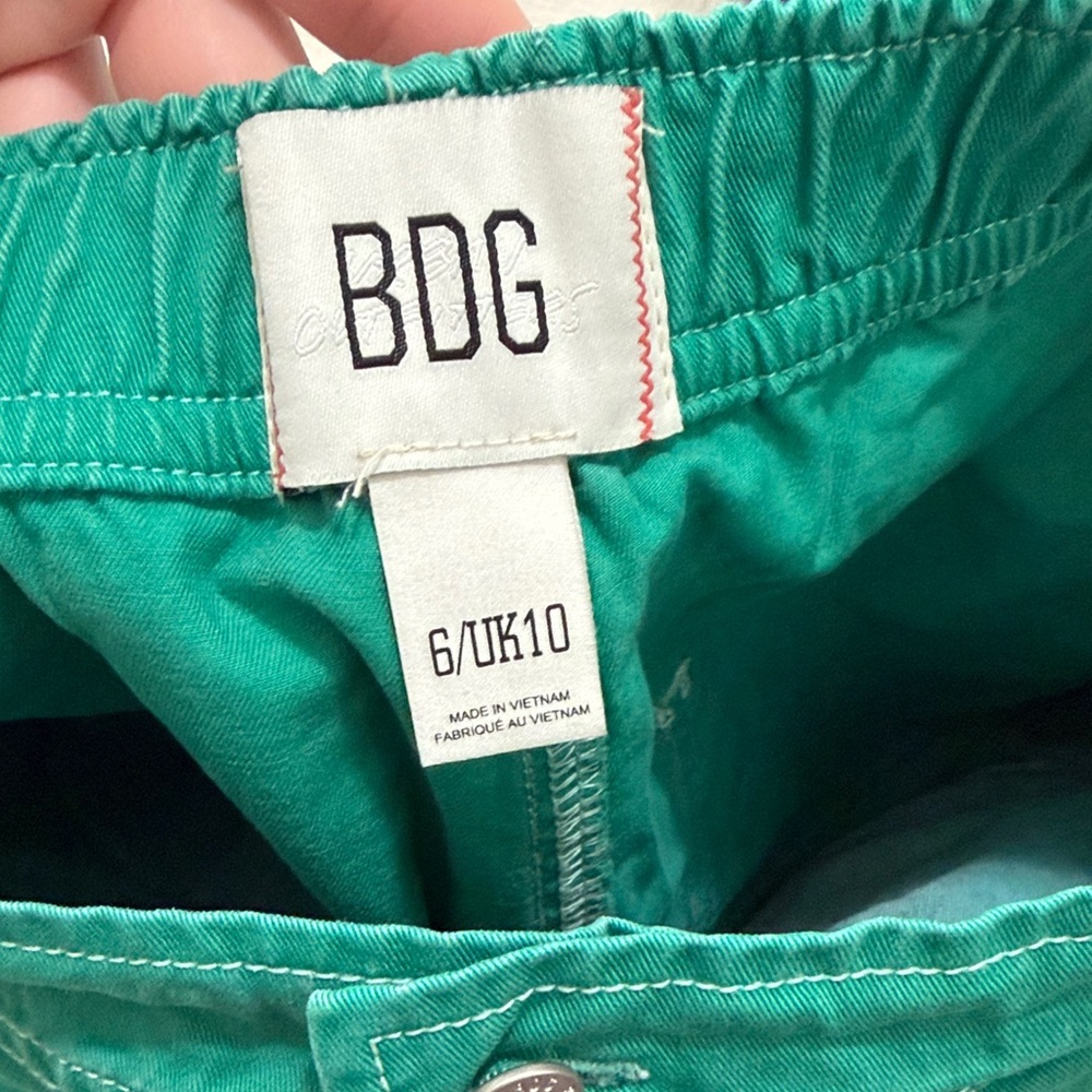 BDG Vibrant Green Denim Pants - Picture 3 of 3
